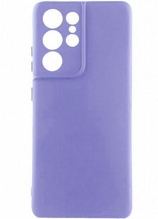Чехол silicone cover ummi lakshmi full camera (aa) для samsung galaxy s22 ultra сиреневый / dasheen