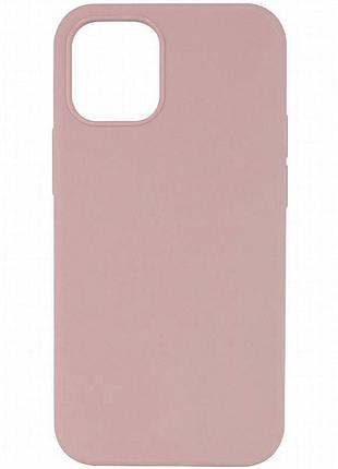 Чехол silk (aa) no logo with magnetic fit для apple iphone 12 pro / 12 (6.1") розовый / pink sand
