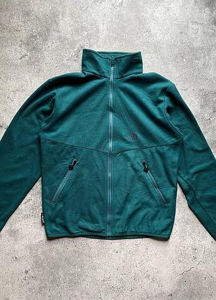 Флісова кофта the north face polartec, 80-90-ті роки, зелена m