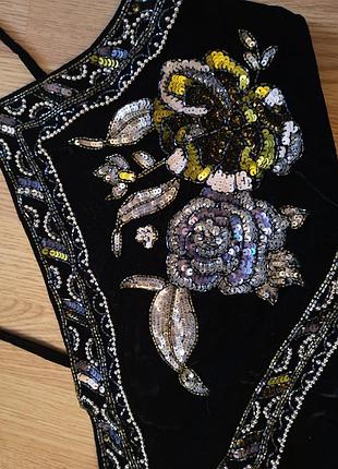Оксамитова сукня asos design 38р. 8