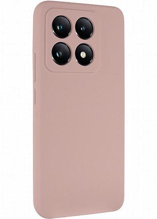 Чехол silicone cover lakshmi full camera (aaa) для xiaomi 14t pro розовый / pink sand