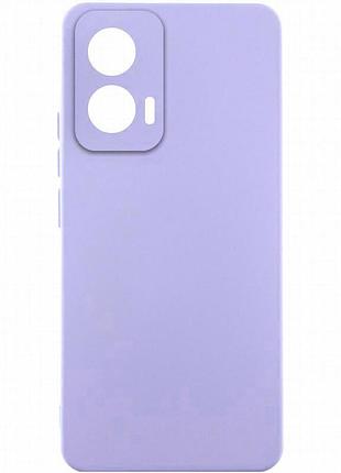 Чехол silicone cover lakshmi full camera (aaa) для motorola edge 50 fusion сиреневый / dasheen