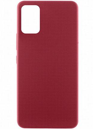 Чехол silicone cover lakshmi (aaa) для samsung galaxy a51 4g бордовый / plum