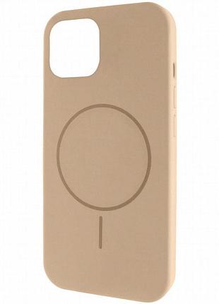 Чехол silk full protective (aa) no logo with magnetic fit для apple iphone 11 pro (5.8") бежевый / desert gold