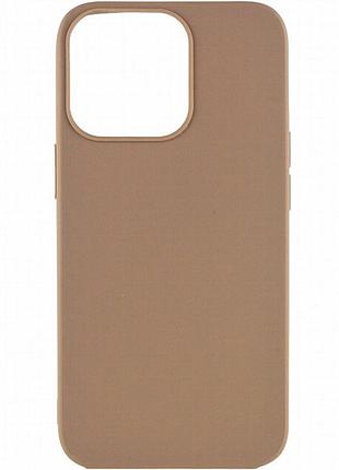 Силиконовый чехол candy для apple iphone 13 pro (6.1") коричневый