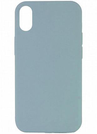Чехол silk full protective (aa) no logo для apple iphone xs max (6.5") бирюзовый / turquoise