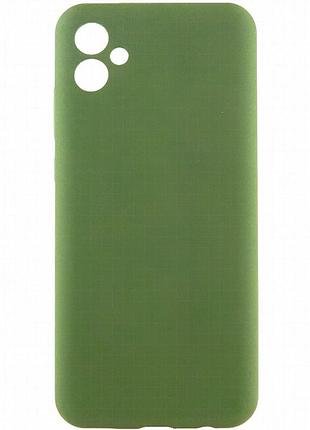 Чехол silicone cover ummi lakshmi full camera (aa) для samsung galaxy a07 зеленый / dark green