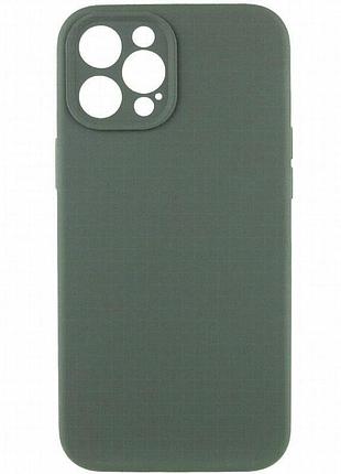 Чехол silk full camera protective (aa) no logo для apple iphone 12 pro max (6.7") зеленый / cyprus green