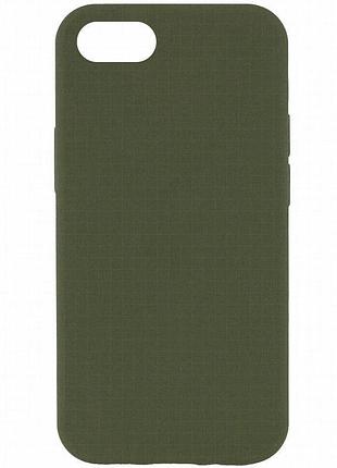 Чехол silk full protective (aa) no logo для apple iphone se (2020) / 7 / 8 (4.7") зеленый / dark olive