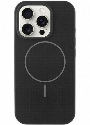 Чехол silk full protective (aa) no logo with magnetic fit для apple iphone 16 pro max (6.9") черный / black
