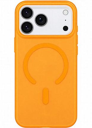 Чехол pc matte color with magnetic fit для apple iphone 17 pro max / 18 pro max (6.9") orange