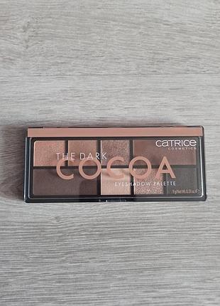 Тени catrice the dark cocoa eyeshadow palette 5