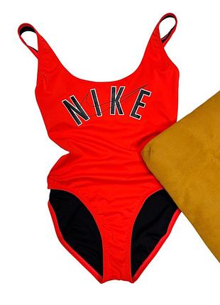 Nike женский спортивный яркий повседневный слитный купальник оригинал