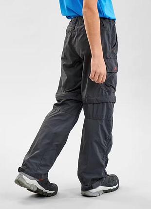 Quechua легкі дитячі спортивні трекінгові модульні штани - шорти