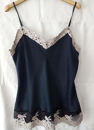 Топ жіночий intimissimi шовковий з мереживом