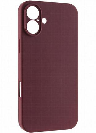 Чехол silk full camera protective (aa) no logo для apple iphone 17 (6.3") бордовый / plum