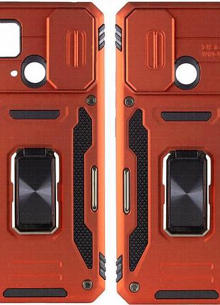 Ударопрочный чехол camshield army ring для xiaomi redmi 10c красный / red