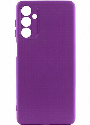 Чехол tpu getman liquid silk full camera для samsung galaxy a14 4g/5g фиолетовый / purple