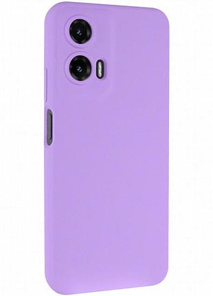 Чехол silicone cover lakshmi full camera (aaa) для motorola moto g35 сиреневый / dasheen