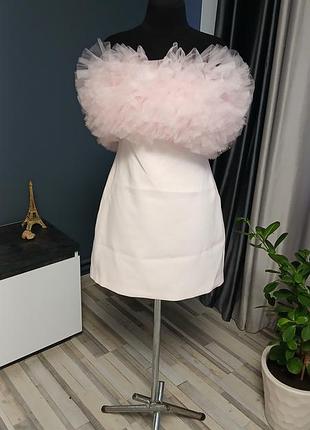 Коротке котельне плаття zara