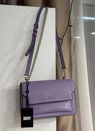 Жіноча лавандова сумка dkny millie top handle crossbody