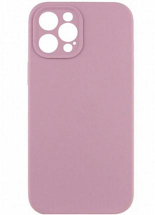 Чехол silk full camera protective (aa) no logo для apple iphone 12 pro max (6.7") лиловый / lilac pride