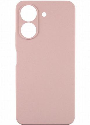 Чехол tpu getman liquid silk full camera для xiaomi redmi 13c / poco c65 розовый / pink sand