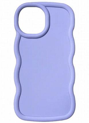 Чехол tpu ripple для apple iphone 14 pro max (6.7") lilac blue