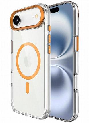 Чехол tpu space case apex with magnetic fit для apple iphone 17 air (6.5") papaya
