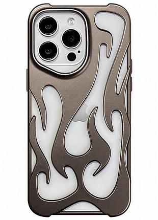 Чехол tpu winfire для apple iphone 14 pro max (6.7") brown