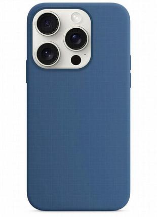 Чехол silk full protective (aa) no logo для apple iphone 15 pro max (6.7") синий / blue jay