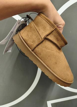 Черевики жіночі ugg sinsay коричневі з овчиною