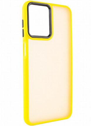 Чехол tpu+pc lyon frosted для motorola moto g14 orange