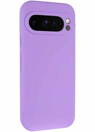 Чехол silicone cover lakshmi full camera (aaa) для google pixel 9 pro сиреневый / dasheen