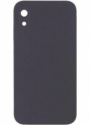 Чехол silk square full camera protective (aa) no logo для apple iphone xr (6.1") серый / dark gray