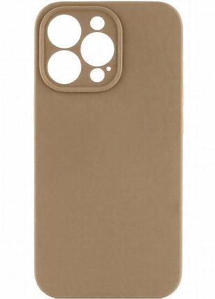 Чехол silk full camera protective (aa) no logo для apple iphone 12 pro max (6.7") бежевый / desert gold