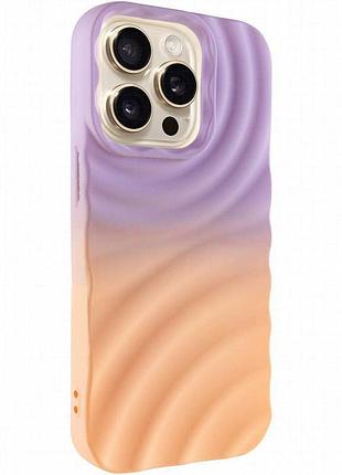 Чехол tpu colorwave для apple iphone 15 pro max (6.7") dasheen / peach