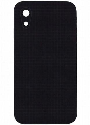 Чехол silk square full camera protective (aa) no logo для apple iphone xr (6.1") черный / black