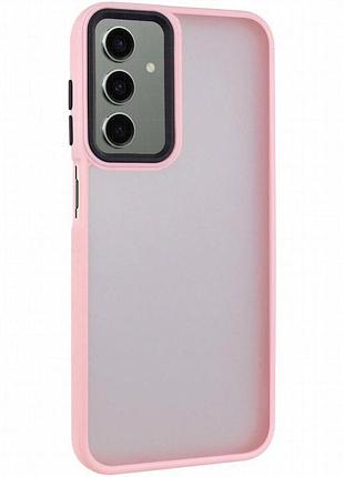 Чехол tpu+pc lyon frosted для samsung galaxy a37 5g / a36 5g / a56 5g pink