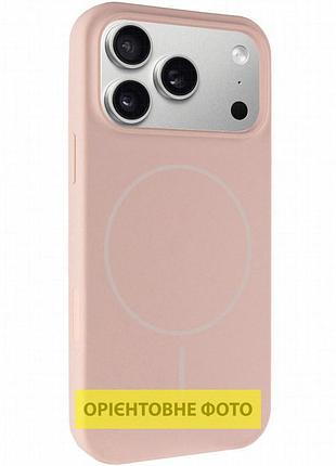 Чехол silk full protective (aa) no logo with magnetic fit для apple iphone 17 pro (6.3") розовый / pink sand