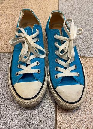 Кеди жіночі converse бірюзові, розмір 37.5, довжина устілки 24 см