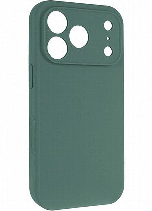 Чехол silk full camera protective (aa) no logo для apple iphone 17 pro (6.3") зеленый / pine green