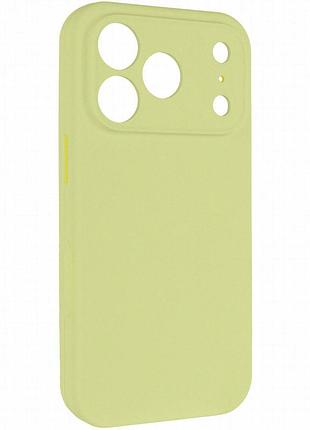 Чехол silk full camera protective (aa) no logo для apple iphone 17 pro (6.3") желтый / mellow yellow