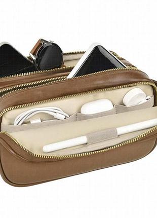 Сумка wiwu salem pouch lux brown 2