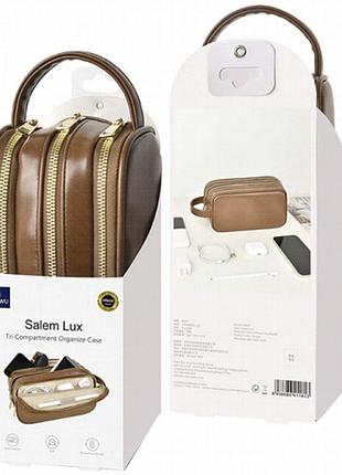Сумка wiwu salem pouch lux brown 6