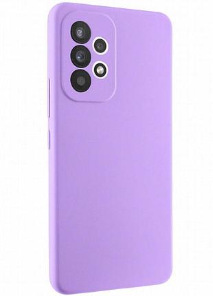 Чехол silicone cover lakshmi full camera (aaa) для samsung galaxy a53 5g сиреневый / dasheen