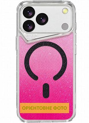 Чехол tpu+pc gear4 crystal palace shine with magnetic fit для apple iphone 16 pro (6.3") pink