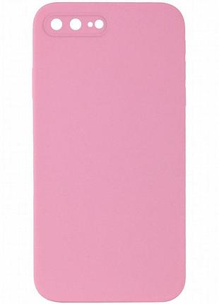 Чехол silk square full camera protective (aa) no logo для apple iphone 7 plus/8 plus (5.5") розовый / light pink