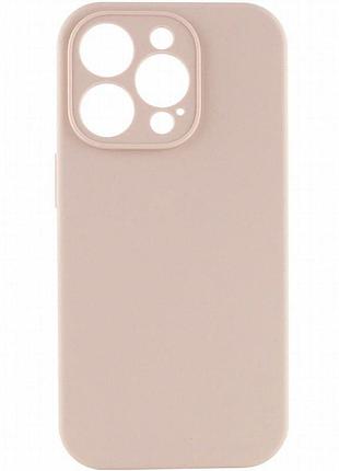 Чехол silk full camera protective (aa) no logo для apple iphone 15 pro (6.1") розовый / pink sand