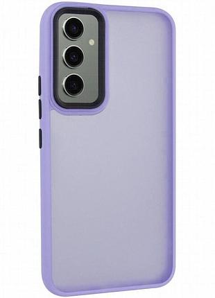 Чехол tpu+pc lyon frosted для samsung galaxy s26+ purple